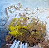 <b>Musikzimmer</b> - 40x40 (0.16m²) Acryl auf Leinwand
