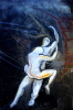 <b>Festgenagelt</b> - 80x120 (0.96m²) Acryl auf Leinwand
